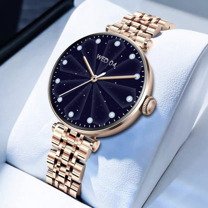 Smartwatch Gravity Różowe Złoto Czarny 2 Paski GT26-6 – zdjęcie 5