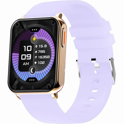 Smartwatch Gravity Różowe Złoto Fioletowy 2 Paski GT17-3 – zdjęcie 5
