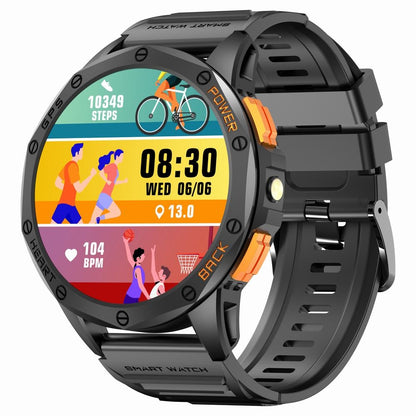 Smartwatch Męski GRAVITY GPS GT24-1 Czarny Pasek Silikonowy + Granatowy – zdjęcie 5