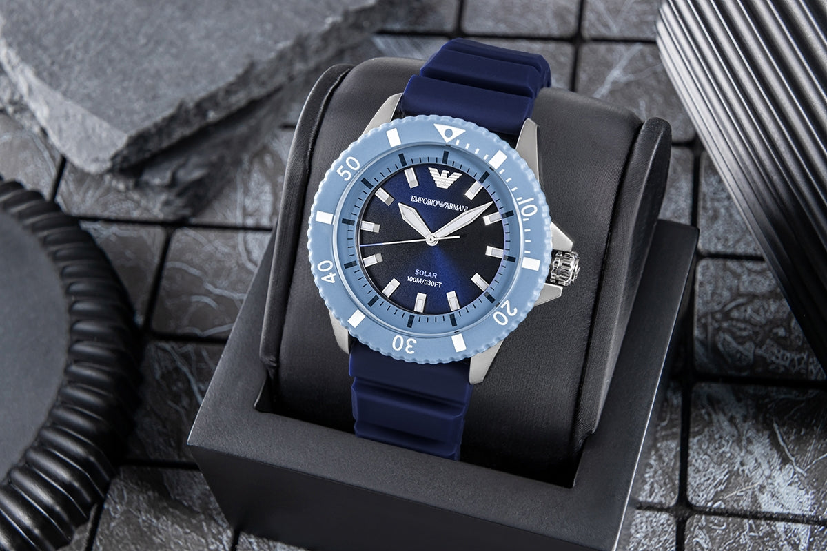 Zegarek Męski EMPORIO ARMANI World Explorer Solar AR11785 + BOX – zdjęcie 5