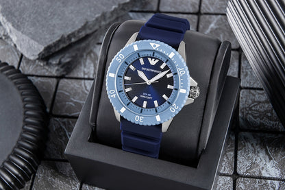 Zegarek Męski EMPORIO ARMANI World Explorer Solar AR11785 + BOX – zdjęcie 5