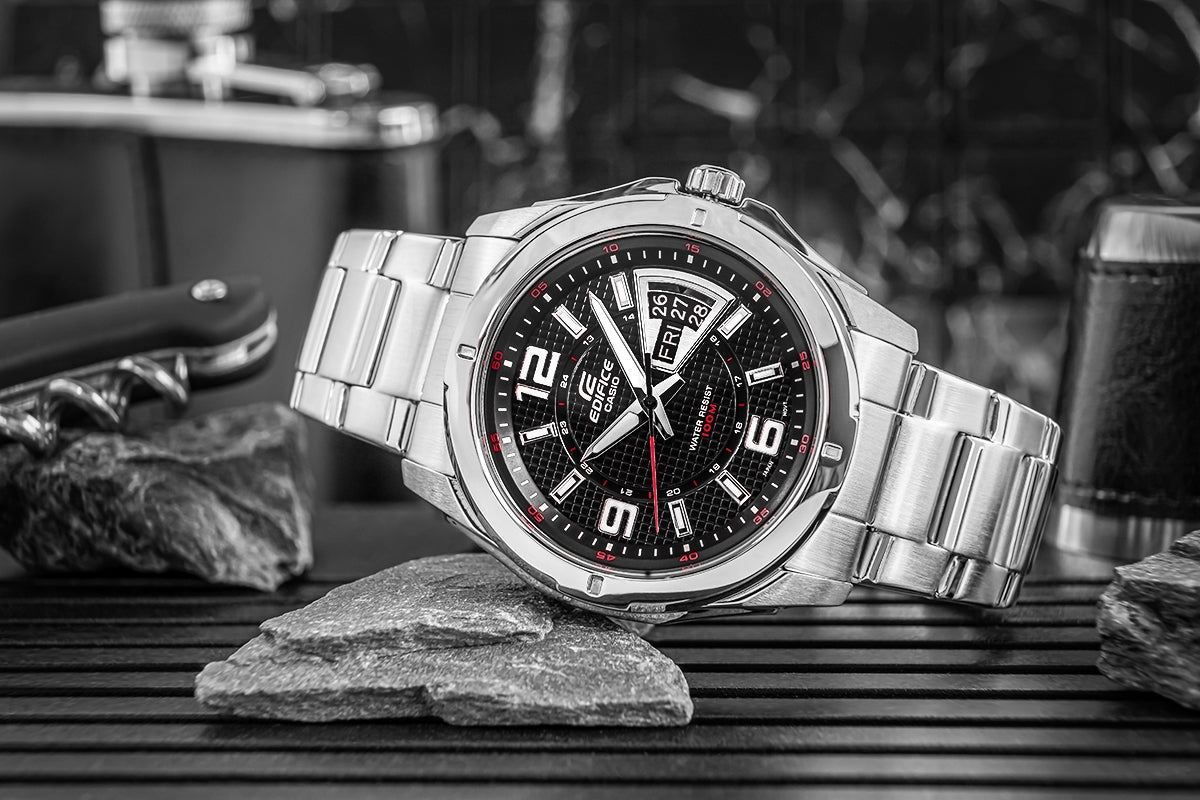 Zegarek Męski CASIO EDIFICE EF-129D-1AVEF + BOX – zdjęcie 5