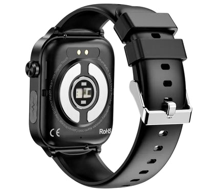 Smartwatch Męski Rubicon RNCF33 BLACK + Pasek Bordowy – zdjęcie 6