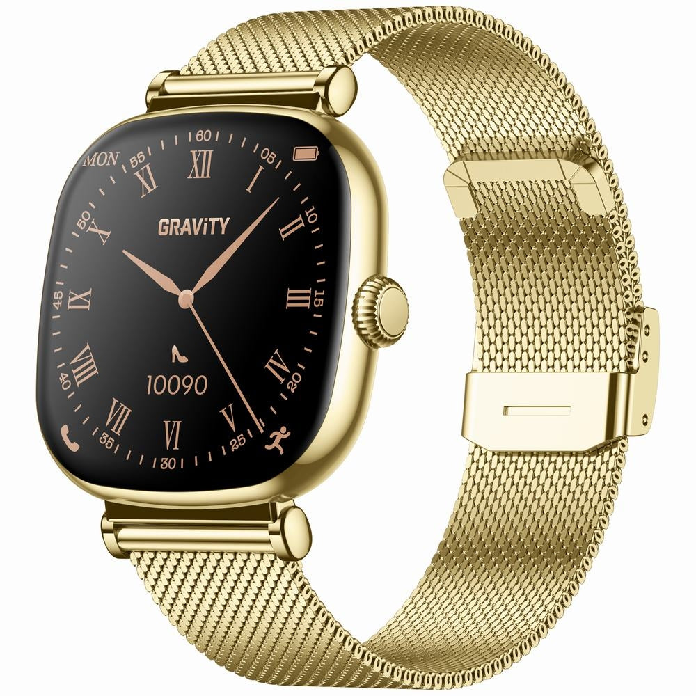 Smartwatch Gravity Złoty Bransoleta + Pasek GT32-1 – zdjęcie 5
