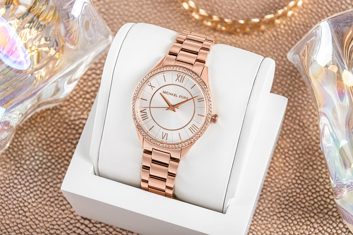 Zegarek Damski Michael Kors Lauryn + biżuteria MK4850SET + BOX – zdjęcie 5
