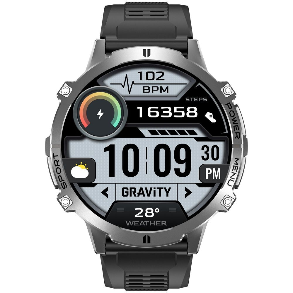 Smartwatch Gravity Grafitowy Pasek + Bransoleta GT42-3 – zdjęcie 5