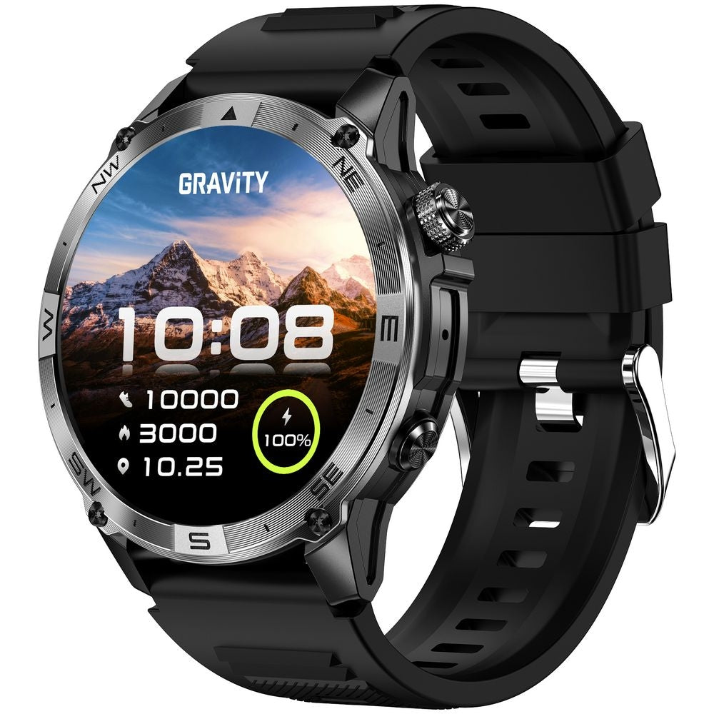 Smartwatch Gravity Czarny Pasek + Bransoleta GT46-1 – zdjęcie 5