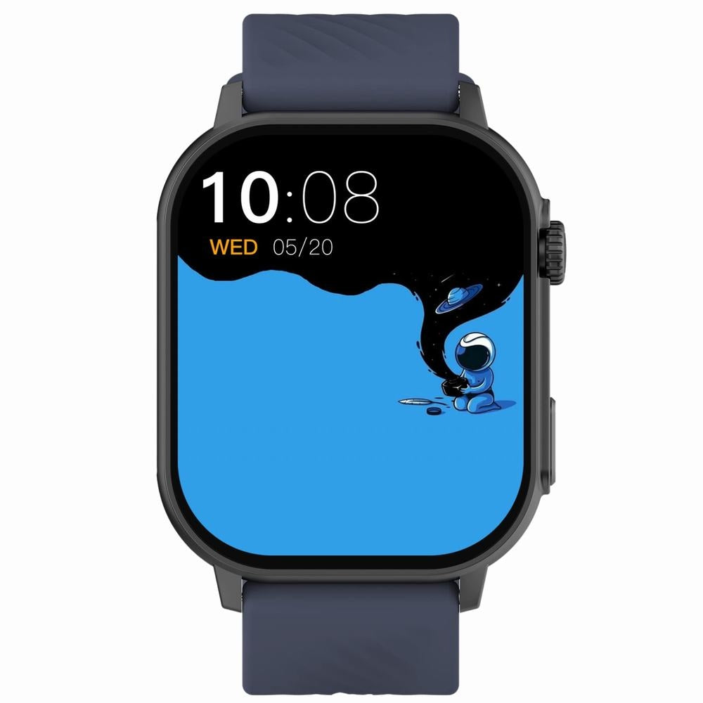 Smartwatch Gravity GT15-4 Niebieski Pasek Silikonowy + Tytanowa Bransoleta – zdjęcie 5