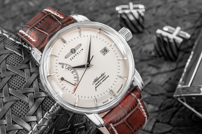 Zegarek Męski ZEPPELIN Atlantic Automatic Power Reserve  8462-5 + BOX – zdjęcie 5