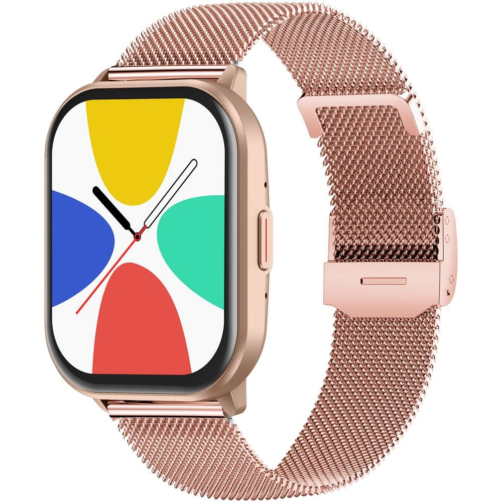 Smartwatch Gravity Różowy Pasek + Bransoleta GT43-1 – zdjęcie 4