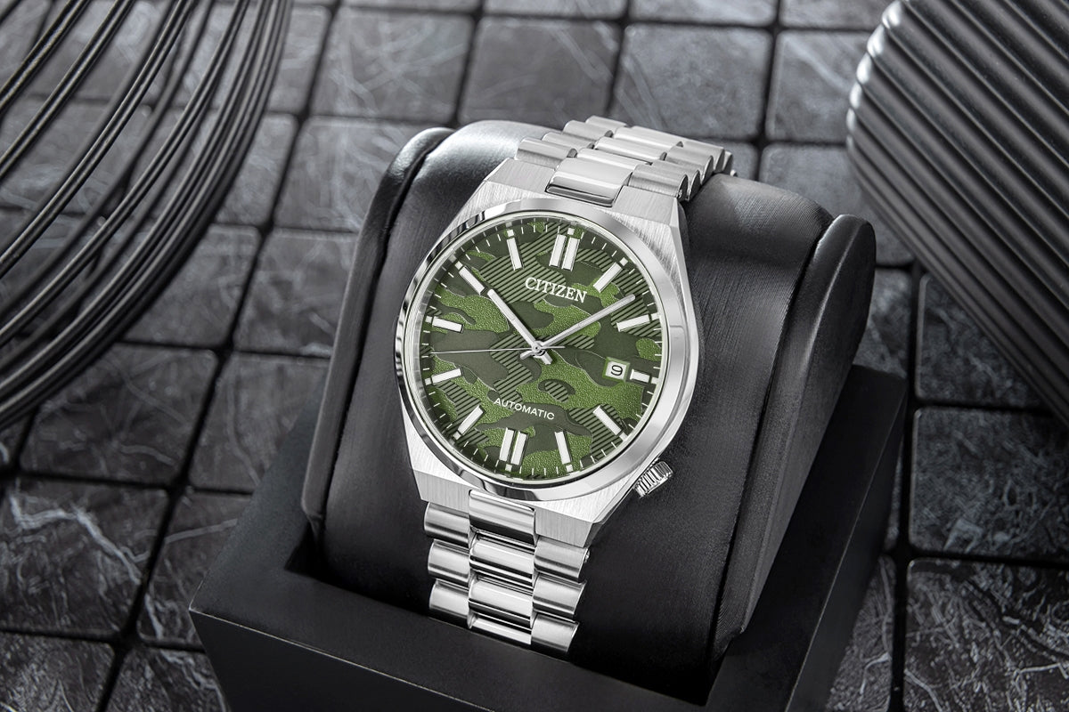 Zegarek Męski CITIZEN Tsuyosa Sapphire Mechanical NJ0159-86X + BOX – zdjęcie 5