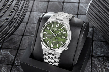 Zegarek Męski CITIZEN Tsuyosa Sapphire Mechanical NJ0159-86X + BOX – zdjęcie 5