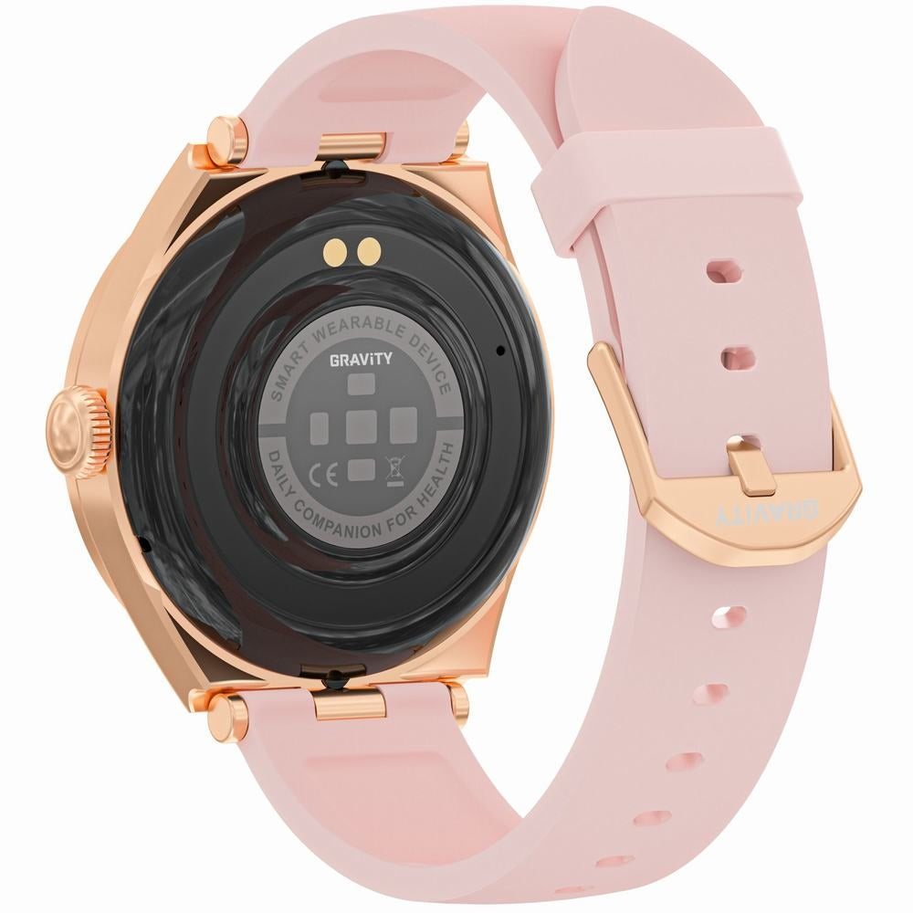 Smartwatch Gravity Różowe Złoto Różowy GT25-2 – zdjęcie 5