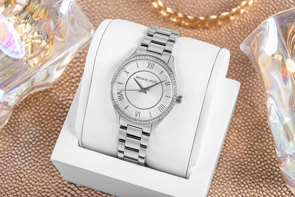 Zegarek Damski Michael Kors Lauryn + biżuteria MK4851SET + BOX – zdjęcie 5