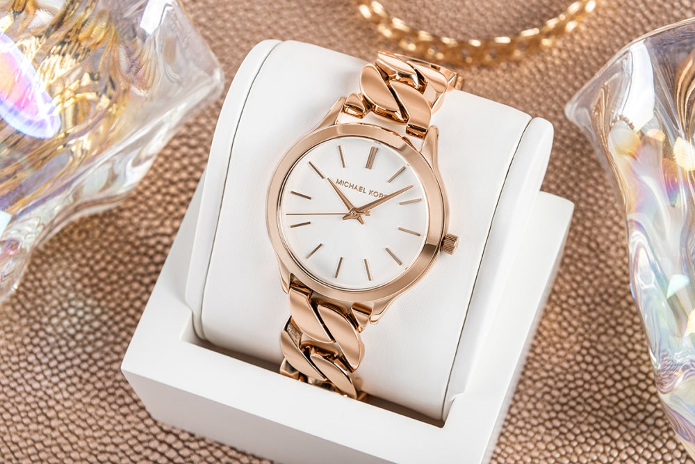 Zegarek Damski Michael Kors Slim Runway MK7473 + BOX – zdjęcie 5