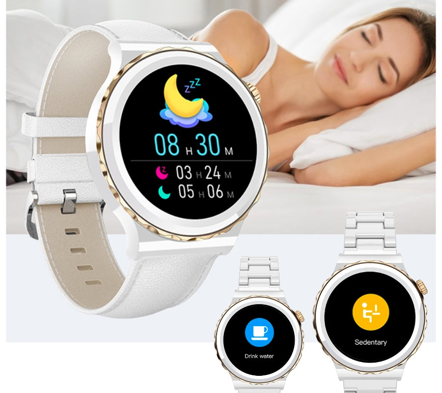 Smartwatch Damski Rubicon RNCE92 PRO White/2 x Pasek SMARUB171 – zdjęcie 5