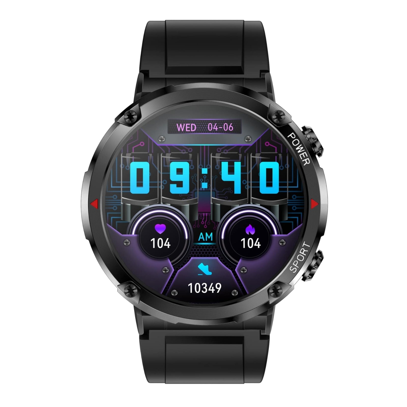 Smartwatch Gravity GT21-4 + Czarny Pasek Silikonowy – zdjęcie 5