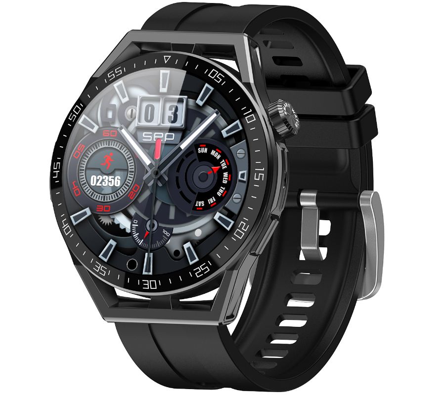 Smartwatch  Rubicon RNCE88-1 Czarny- Czarny Pasek Silikonowy + Czarny – zdjęcie 3