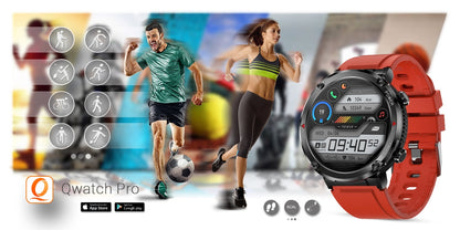 Smartwatch Gravity GT21-6 + Czerwony Pasek Silikonowy – zdjęcie 16
