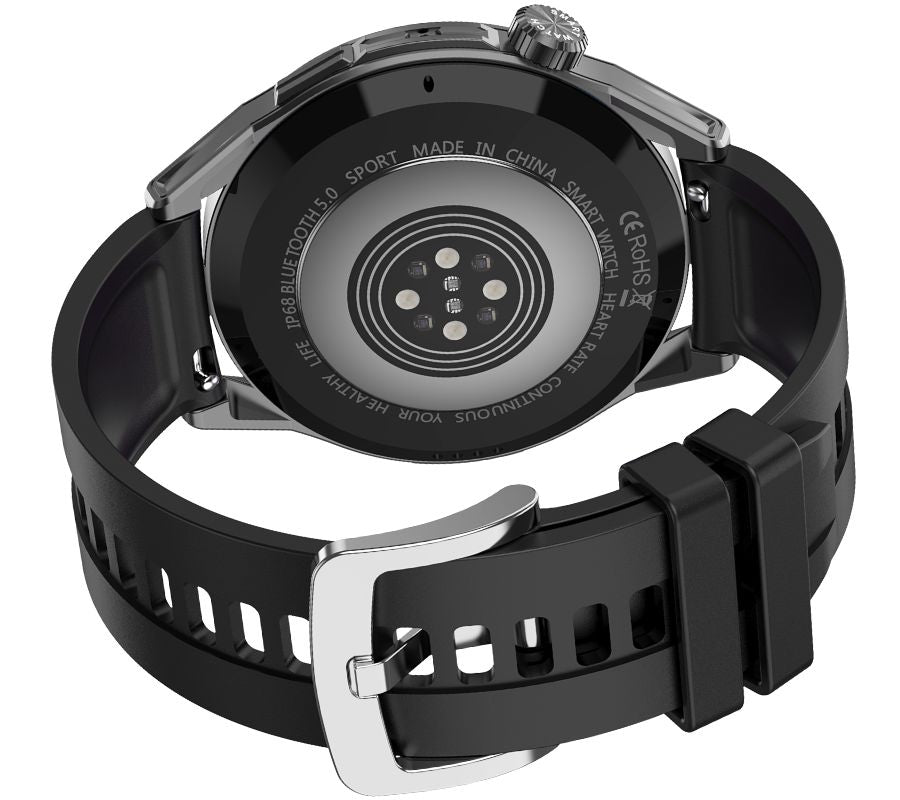 Smartwatch  Rubicon RNCE88-1 Czarny- Czarny Pasek Silikonowy + Czarny – zdjęcie 6