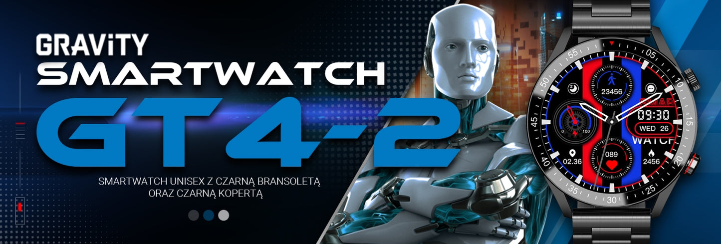 Smartwatch Męski Gravity GT4-2 – zdjęcie 6