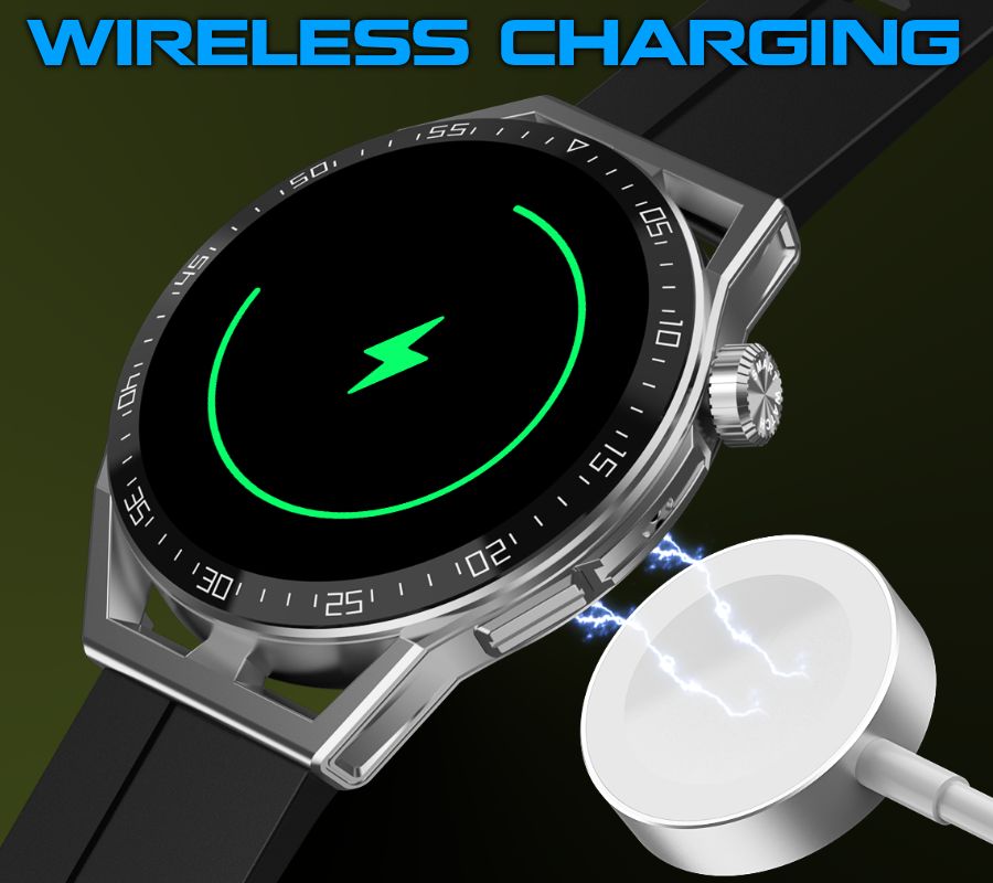 Smartwatch  Rubicon RNCE88-1 Czarny- Czarny Pasek Silikonowy + Czarny – zdjęcie 12