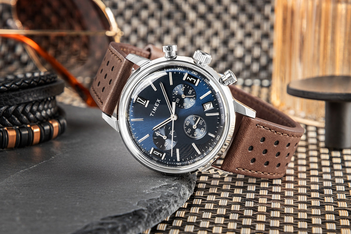 Zegarek Męski TIMEX Marlin® Chronograph Tachymeter TW2W10200 + BOX – zdjęcie 6