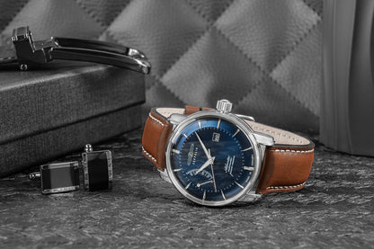 Zegarek Męski ZEPPELIN Atlantic Automatic Power Reserve  8462-3 + BOX – zdjęcie 6