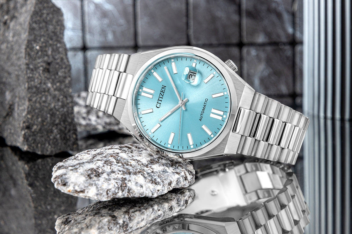Zegarek Męski CITIZEN Tsuyosa Sapphire Mechanical NJ0151-88M + BOX – zdjęcie 6