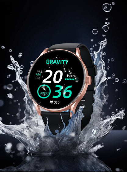Smartwatch Gravity Czarno Różowy GT2-2 PRO – zdjęcie 6