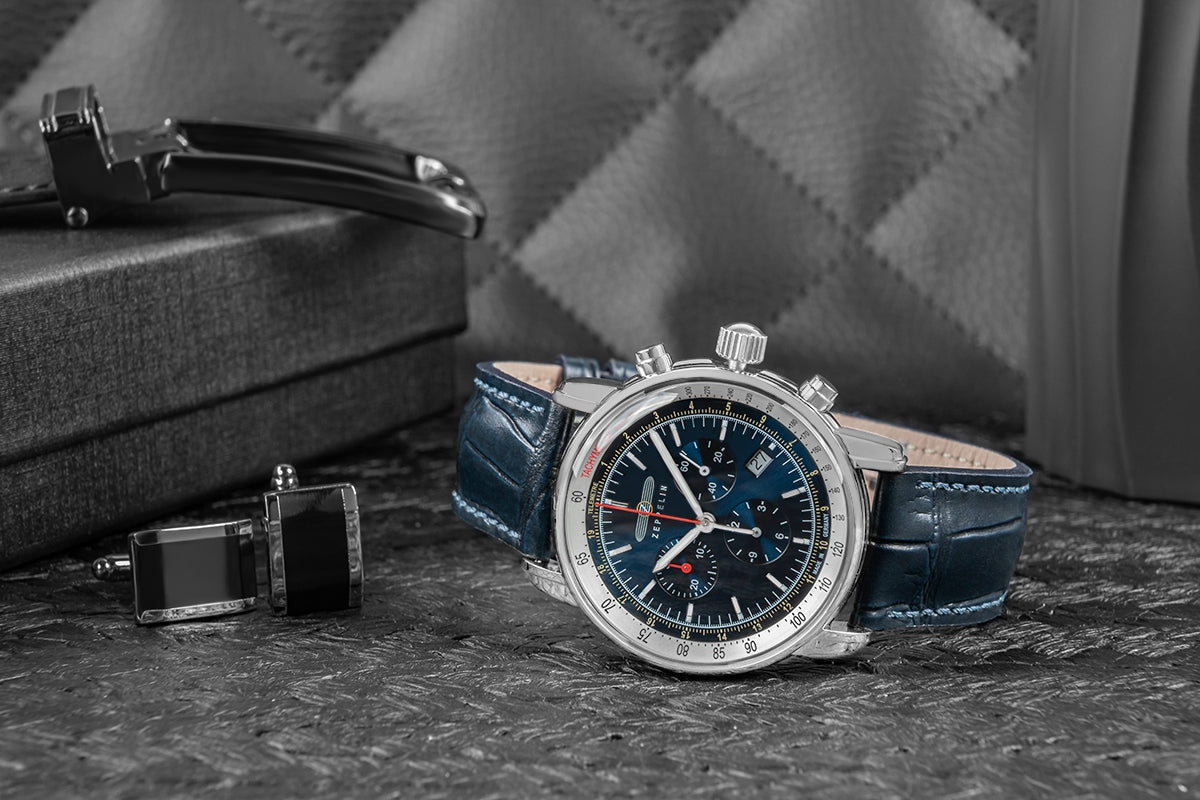 Zegarek Męski ZEPPELIN LZ14 Marine Chronograph 8888-3 + BOX – zdjęcie 6