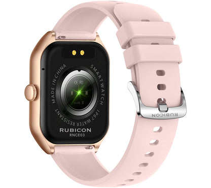 Smartwatch Damski Rubicon RNCF03-5 Różowe złoto Bransoleta + Pasek – zdjęcie 6