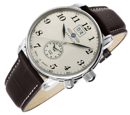 Zegarek Męski ZEPPELIN LZ127 Graf Zeppelin Dual Time 7644-5 + BOX – zdjęcie 6
