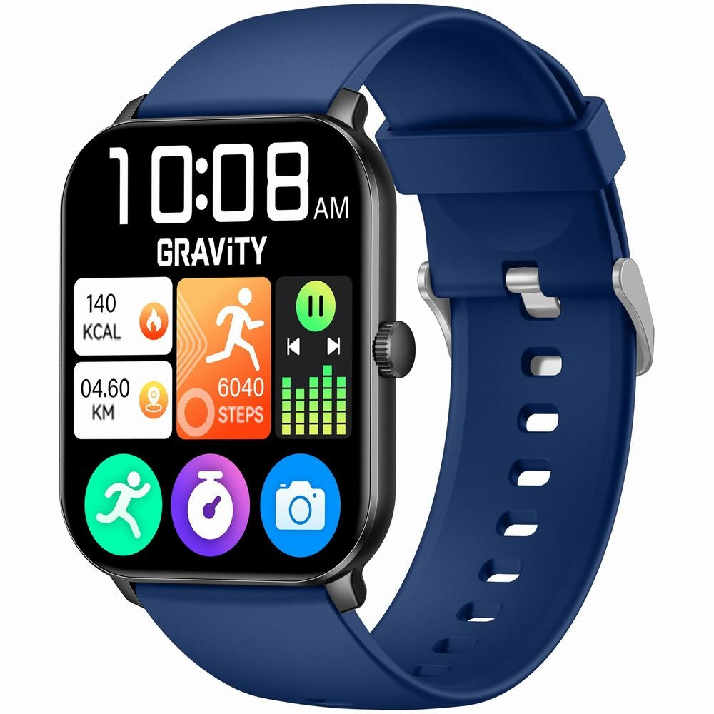 Smartwatch Gravity Czarny Niebieski GT36-6 – zdjęcie 6