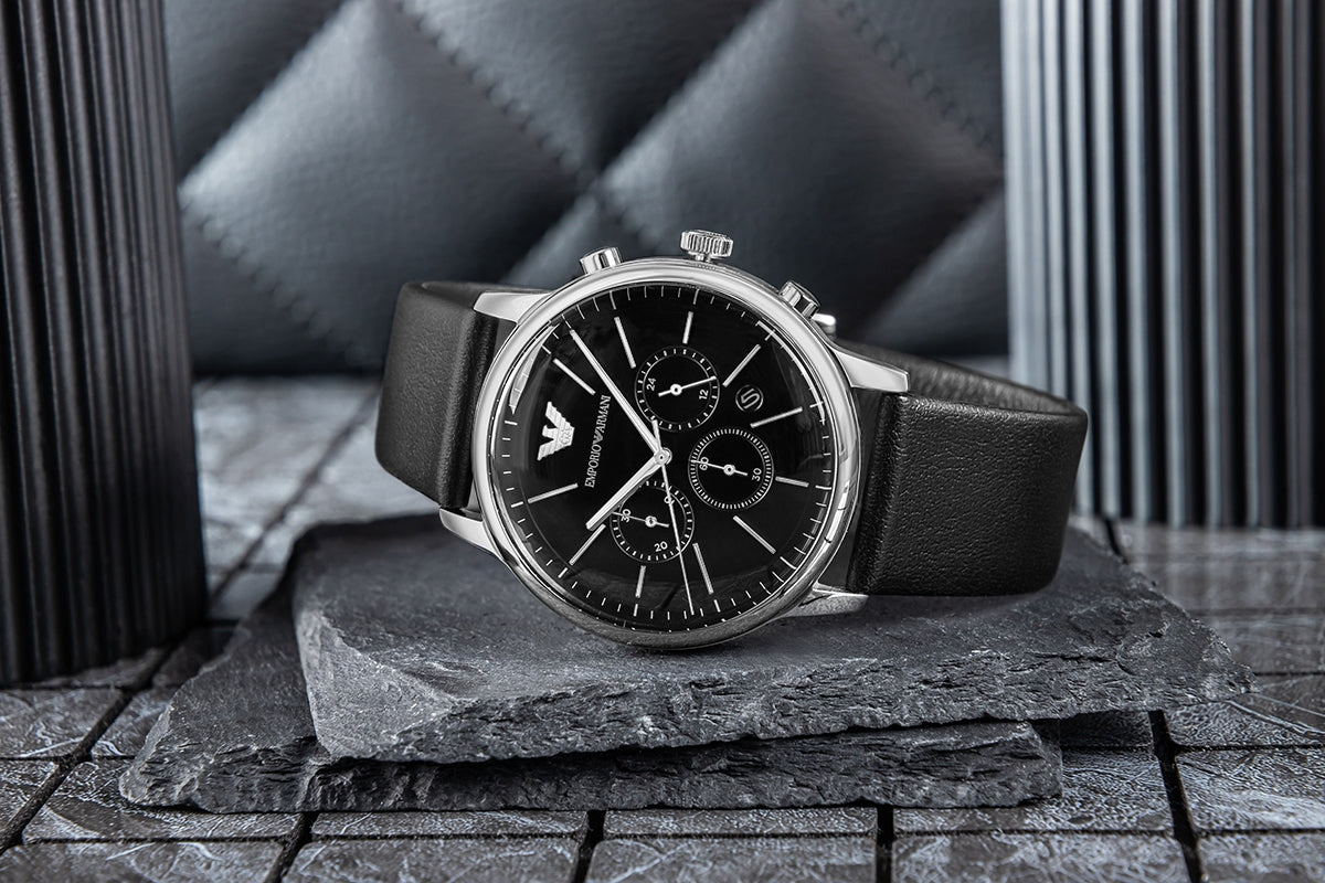 Zegarek Męski EMPORIO ARMANI Minimalist Chronograph AR11774 + BOX – zdjęcie 6