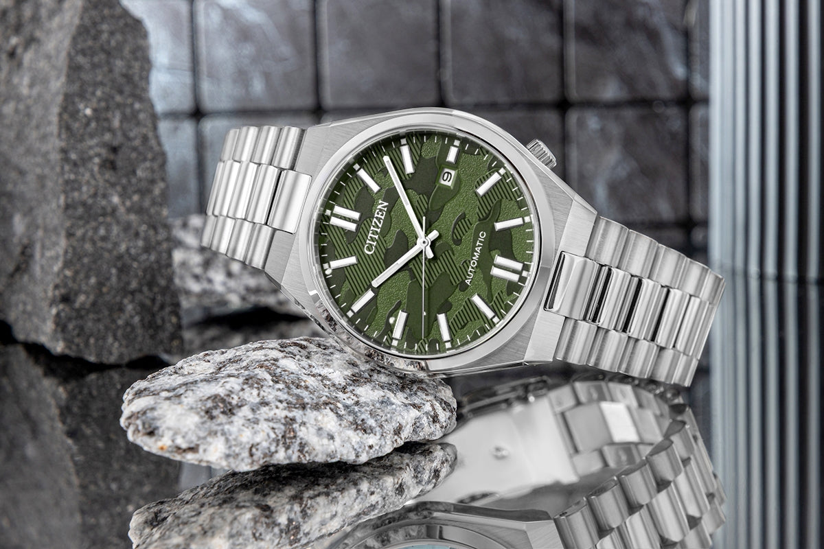 Zegarek Męski CITIZEN Tsuyosa Sapphire Mechanical NJ0159-86X + BOX – zdjęcie 6