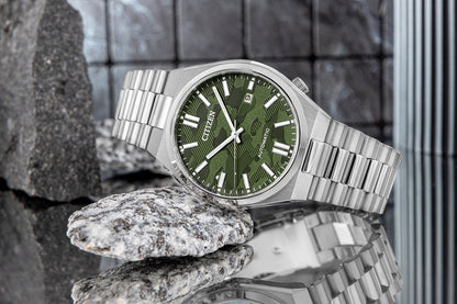 Zegarek Męski CITIZEN Tsuyosa Sapphire Mechanical NJ0159-86X + BOX – zdjęcie 6
