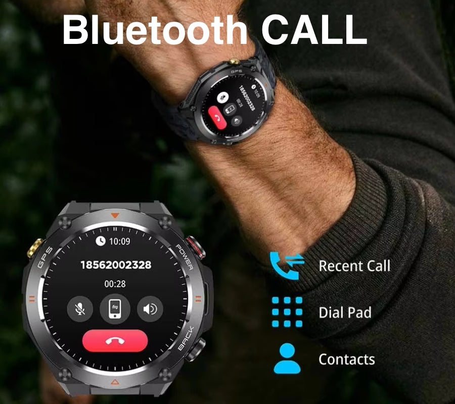 Smartwatch Męski Rubicon RNCF37-1 GPS BLACK – zdjęcie 6