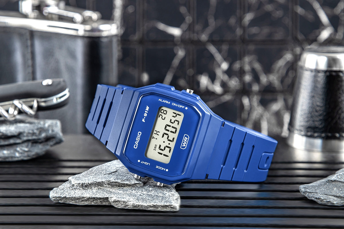Zegarek CASIO Unisex F-91WB-2A1EF + BOX – zdjęcie 6