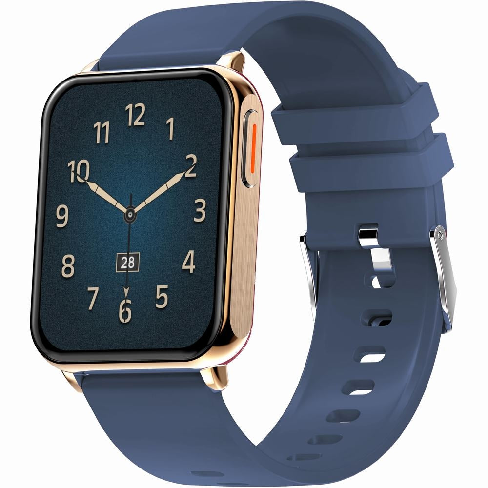 Smartwatch Gravity Różowe Złoto Granatowy 2 Paski GT17-2 – zdjęcie 6