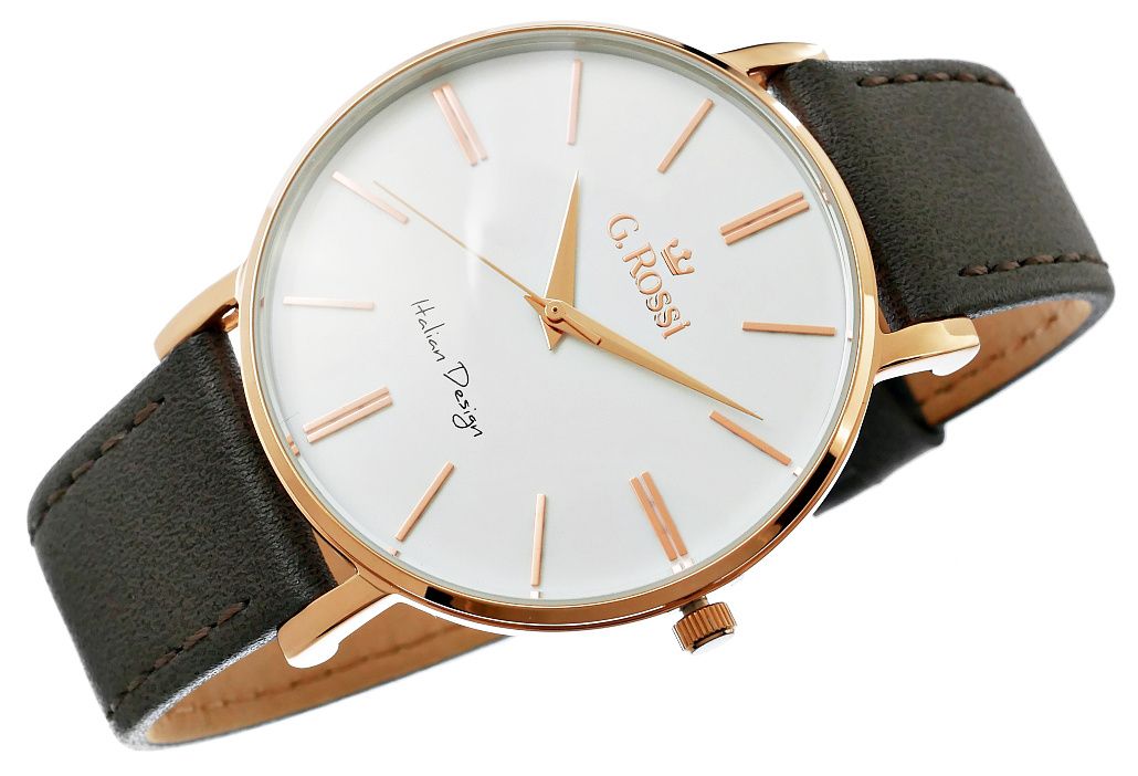 Zegarek Męski G.ROSSI 10401A2-3B4 + BOX – zdjęcie 6