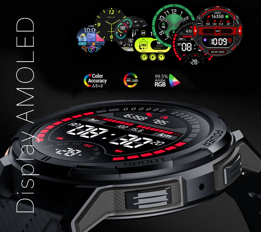 Smartwatch Męski Rubicon RNCF26-1 BLACK – zdjęcie 6
