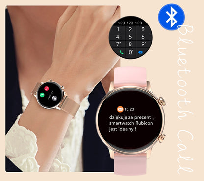 Smartwatch Damski RUBICON RNCF09 Rose Gold/Pink SMARUB234 – zdjęcie 6