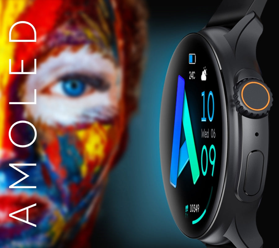 Smartwatch Męski RUBICON RNCF12 Tytan/Orange SMARUB245 – zdjęcie 6