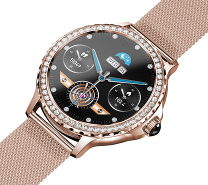 Smartwatch Damski Rubicon RNCF19-1 Różowe Złoto  Bransoleta + Pasek – zdjęcie 6