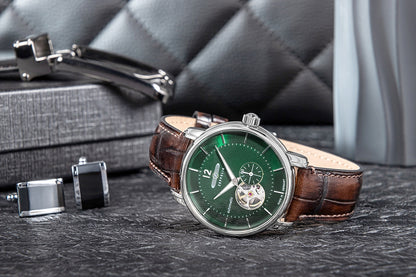 Zegarek Męski ZEPPELIN LZ120 Open Heart Automatic 8166-4 + BOX – zdjęcie 6