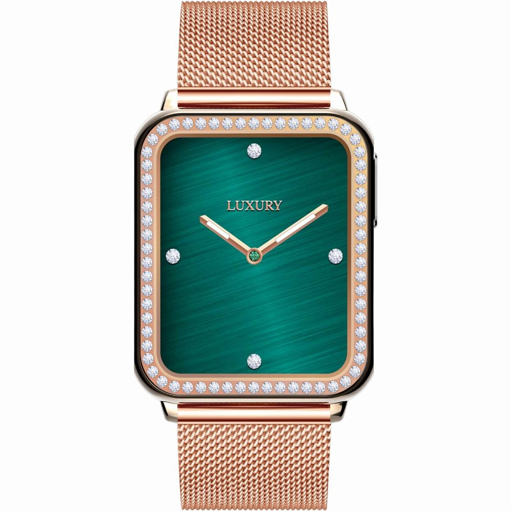 Smartwatch Gravity Różowe Złoto Czarny 2 Paski GT17-5 – zdjęcie 6
