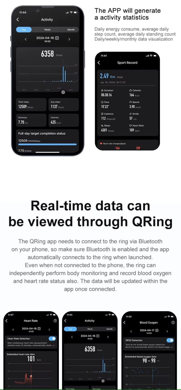 Smart Ring RUBICON R6 Gold/Silver SIZE-11(US) SMARUB327 – zdjęcie 6