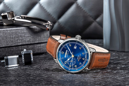 Zegarek Męski ZEPPELIN Méditerranée Automatic 9668-3 + BOX – zdjęcie 6