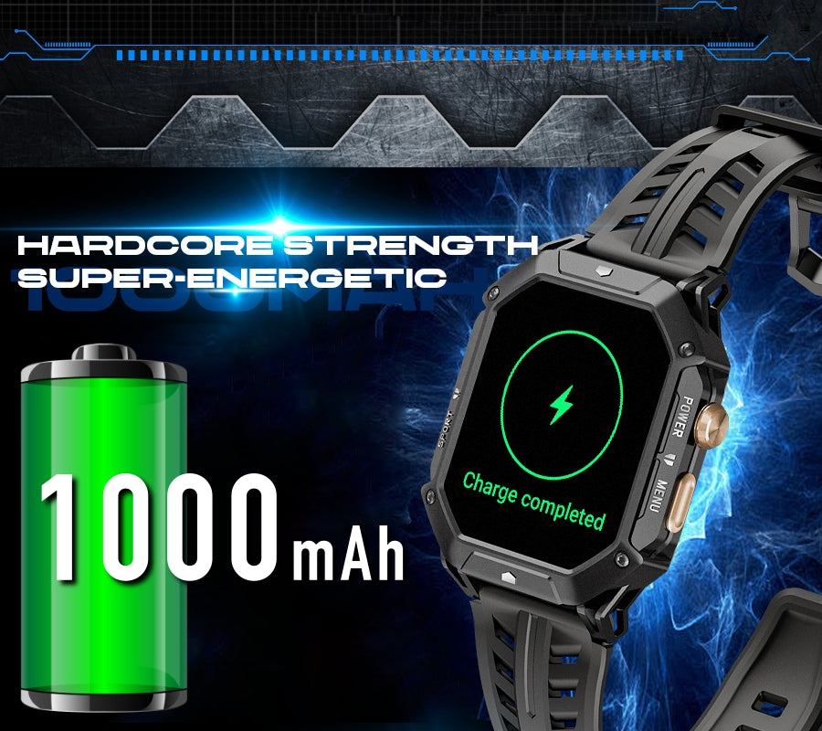 Smartwatch Męski Rubicon RNCF24-1 BLACK – zdjęcie 6